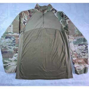 CONDOR Scorpion Mens L Shirt Pullover Camouflage Ripstop Quarter Zip Pockets